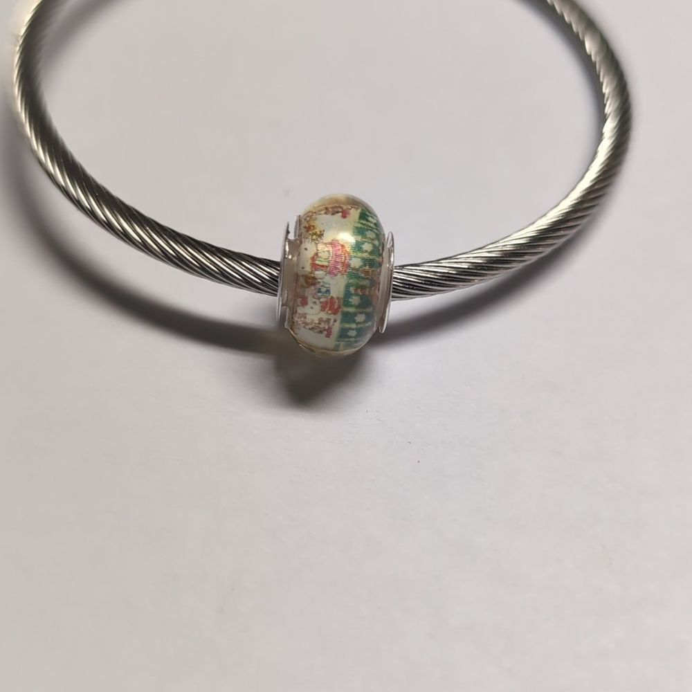 Silver Hello Kitty Christmas Charm for Pandora‎ Style Bracelet